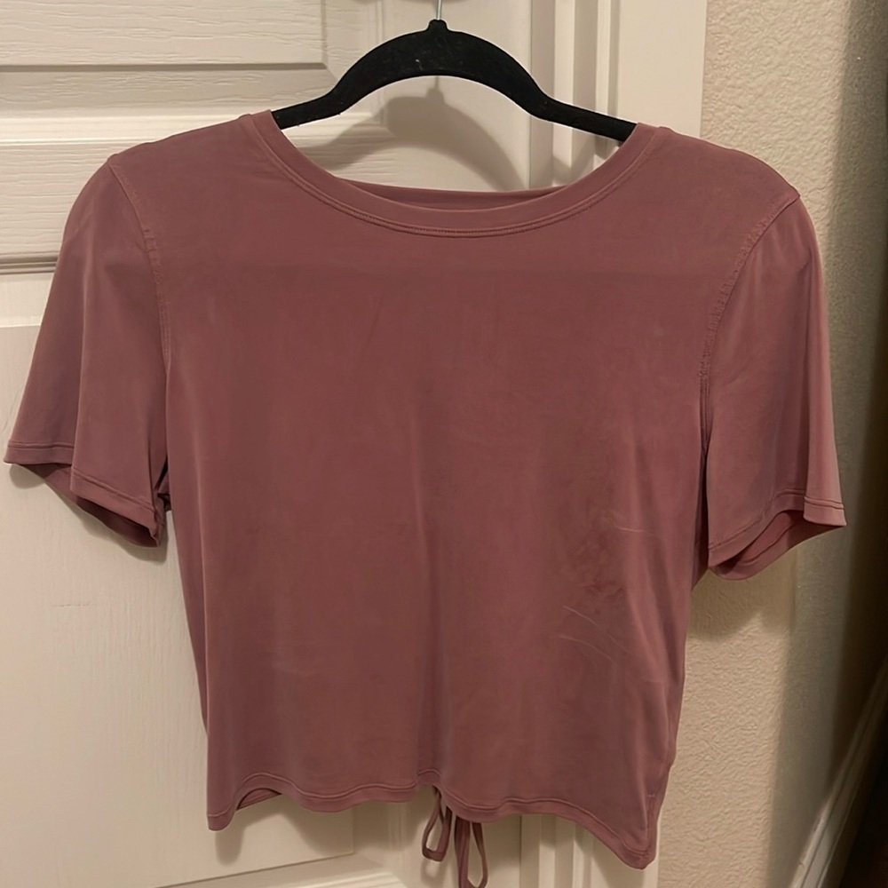 lululemon athletica Dusty Rose Short Sleeve Tee